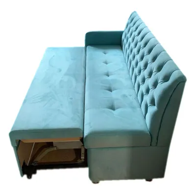 Кухонный прямой диван Денвер с подлокотником и спальным местом (любой размер под заказ) - Кухонные диваны