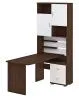 Компьютерный стол СР-720-160 - корпус венге, фасады белый жемчуг, столешница венге