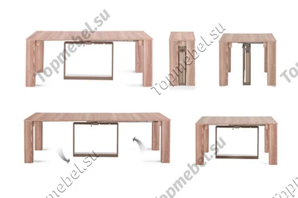 Стол консоль В2432 Орех (Венге) - Столы-трансформеры