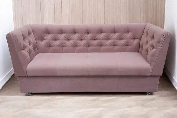 Кухонный диван Лана-1 с двумя спинками и каретной стяжкой - Кухонные диваны