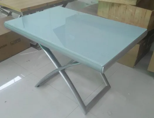 Стол-трансформер B2293 Белое стекло - Столы