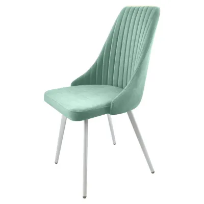 Стул Верона Эмаль белая (велюр Catania) - Стулья для кухни