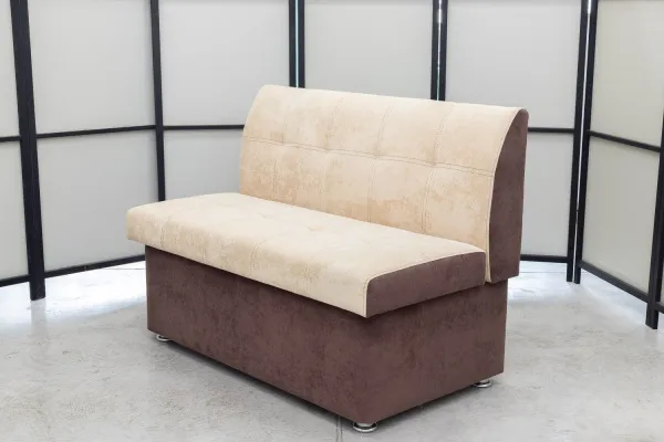 Кухонный прямой диван Денвер с ящиком (антивандальный) - Кухонные диваны