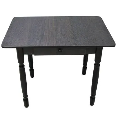 Стол прямоугольный 900х600 Венге с деревянными ножками - Столы