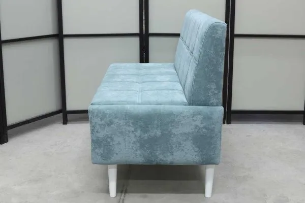 Кухонный прямой диван Авалон с ящиком (антивандальный) - Кухонные диваны