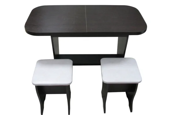 Весна кухонный уголок с раскладным столом (Венге) - Кухонные уголки со столом и табуретами