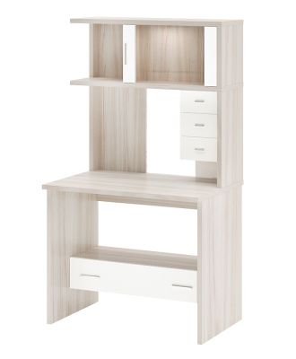 Компьютерный стол СК-10М - карамель - белый жемчуг Компьютерный стол СК-10М - карамель - белый жемчуг