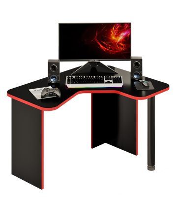 Стол СКЛ-ИгрУгл120Ч - Компьютерные столы