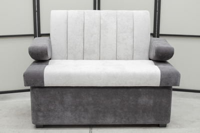 Кухонный прямой диван Алюр с ящиком (антивандальный)