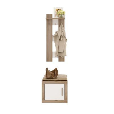 Прихожая Тойво 6 - нельсон - белый жемчуг