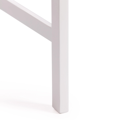 Стул SWEDEN - Многослойная фанера, 41*40*99 см, white, ткань бежевая (Ford William 7)