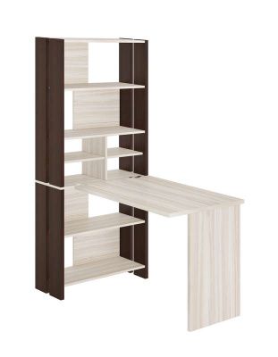 Стол СТЛ-ОВХ+С100Прям (без тумбы) - венге - карамель