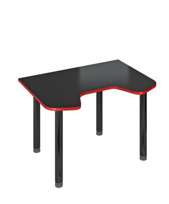 Стол СКЛ-Игр120МОЧ - черный-красный