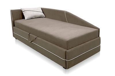 Тахта Шер бежевая левый угол. Фотографии