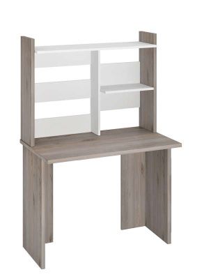 Стол СКЛ-Прям100(без тумбы)+НКЛ-100 - нельсон - белый жемчуг Стол СКЛ-Прям100(без тумбы)+НКЛ-100 - нельсон - белый жемчуг