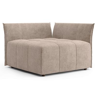 Пуф большой со спинкой и боковиной Торонто стандарт (вариант 1) - Диваны