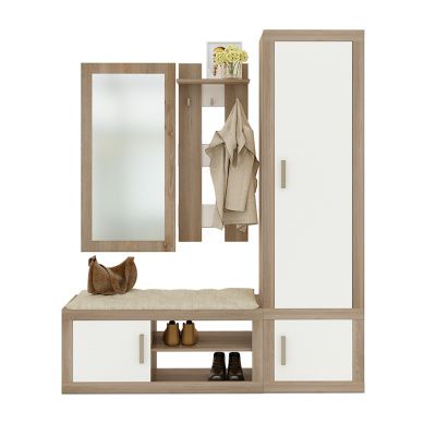 Прихожая Тойво 7 - нельсон - белый жемчуг