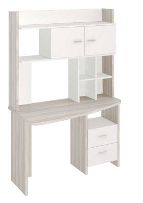 Стол СКЛ-Крл120+НКЛХ-120 - карамель - белый жемчуг