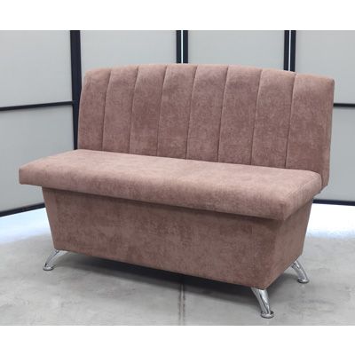 Кухонный прямой диван Альт с ящиком (антивандальный моккa) - Кухонные диваны