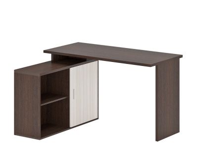 Стол СКЛ-Прям130 + ТБЛ-2 - венге - карамель