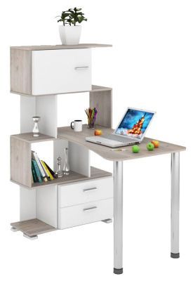 Компьютерный стол СЛ-5-4СТ-2+БД+БЯ - Компьютерные столы