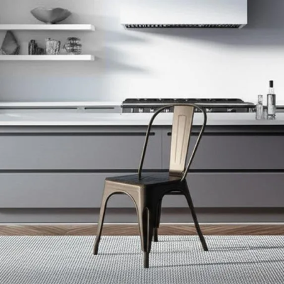 Стул LOFT CHAIR (mod. 012) / 1 шт. в упаковке - металл, 45*35*85см, коричневый/brown vintage