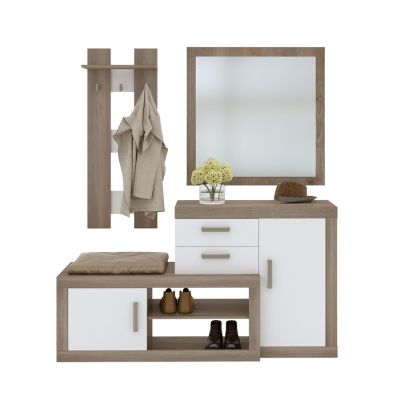 Прихожая Тойво 14 - нельсон - белый жемчуг