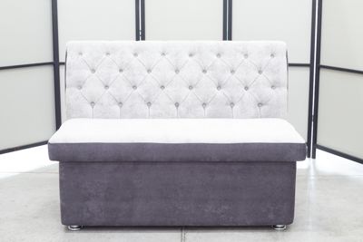 Кухонный прямой диван Монро с ящиком (антивандальный) - Кухонные диваны