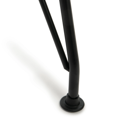 Стул HANSEN (mod. 622N) / 1 шт. в упаковке - пластик/металл/эко кожа, 51х47х80 см, высота до сиденья 45 см, серый/черный