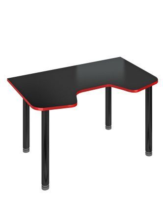 Стол СКЛ-Игр140МОЧ - черный-красный