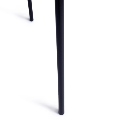 Стул Jacobsen SOFT (mod DC 103) / 1 шт. в упаковке - металл/флок, 59x45.5x84.5, черный