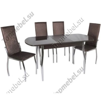 Стол со стульями № 67 серии Милан Стол со стульями № 67 серии Милан - Столы