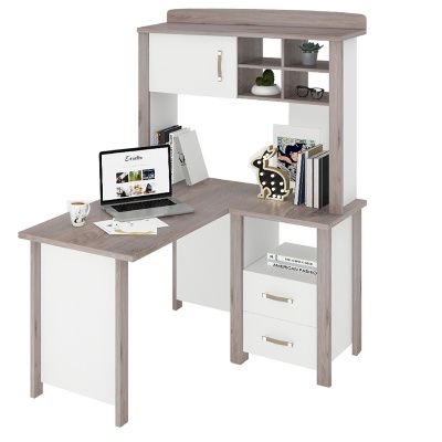 Стол угловой СТД-У с надстройкой НД-115 Стол угловой СТД-У с надстройкой НД-115 - Компьютерные столы