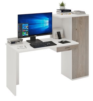 Стол СКЛ-Прям120+ШК - Компьютерные столы