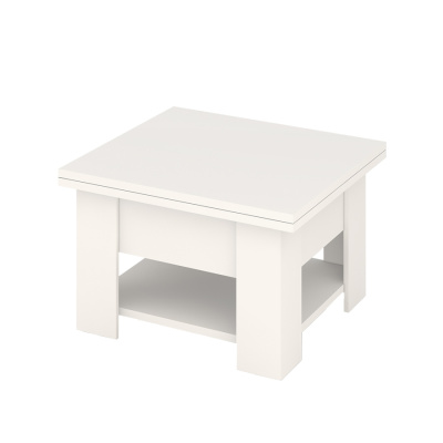 Стол-трансформер на колесах СТр-1К - белый жемчуг