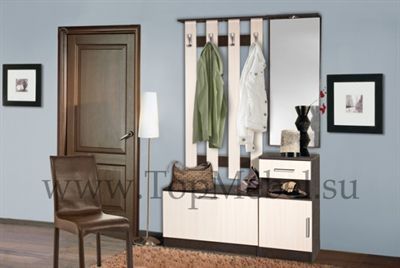 Прихожая Машенька 2-модуля (Хит-Продаж) Венге/Дуб молочный - Модульные прихожие