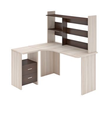 Стол СКЛ-Угл130+НКЛ-130 - карамель - венге