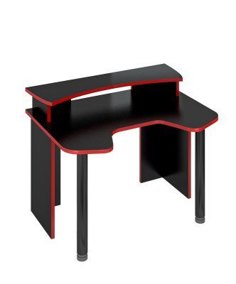 Стол СКЛ-Игр120Ч+НКИЛ120 - черный-красный