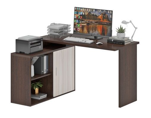 Стол СКЛ-Прям130 + ТБЛ-2 - Компьютерные столы