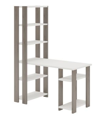 Компьютерный стол СТН 180-130 - нельсон - белый жемчуг