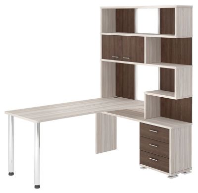 Компьютерный стол СР-420-170 - корпус карамель, фасады шамони, столешница карамель Компьютерный стол СР-420-170 - корпус карамель, фасады шамони, столешница карамель