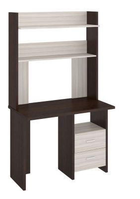 Стол СКЛ-Прям100+НКЛХ-100 - венге - карамель