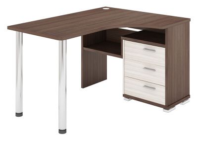 Компьютерный стол СР-132С-130 - корпус шамони, фасады карамель