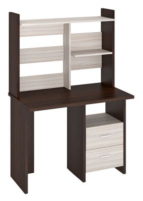 Стол СКЛ-Прям100+НКЛ-100 - венге - карамель Стол СКЛ-Прям100+НКЛ-100 - венге - карамель