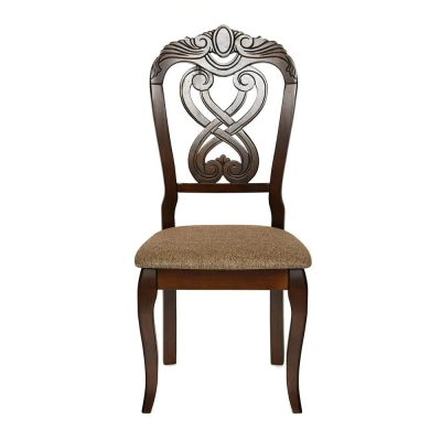 Стул -Андромеда/ Andromeda - дерево гевея, 47х55,5х107 см, Cappuchino, ткань коричневая S 168-7