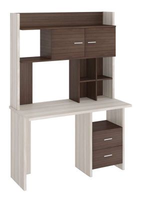 Стол СКЛ-Прям120+НКЛХ-120 - карамель - шамони Стол СКЛ-Прям120+НКЛХ-120 - карамель - шамони