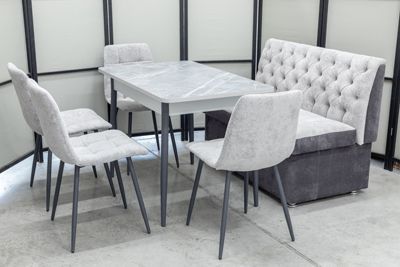 Диван, стол, 4 стула (серия Монро) Диван, стол, 4 стула (серия Монро) - Кухонные наборы