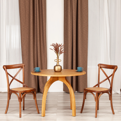 Стол THONET (mod.T9108) - дерево вяз, 100х75 см, Груша (№3)