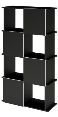 Стеллаж СТЛБ-ЗВ - черный-белый