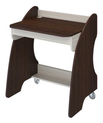 Компьютерный стол СК-13 - корпус венге,фасады карамель